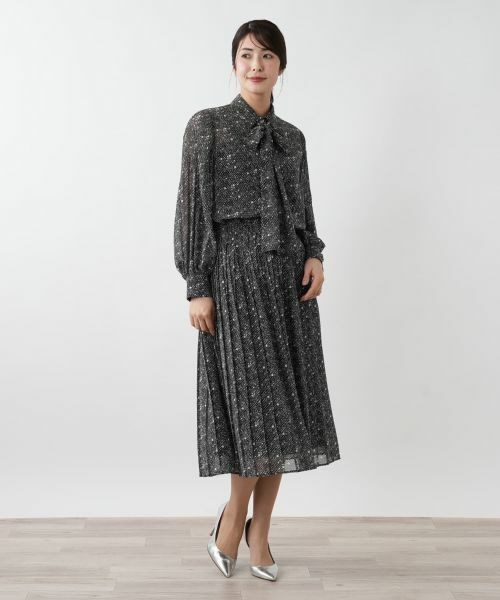 Leilian / レリアン シャツ・ブラウス | 【店舗人気】ドットボウタイブラウス | 詳細1