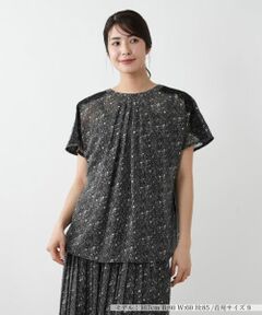 Leilian / レリアン シャツ・ブラウス | 【店舗人気】レースドットブラウス