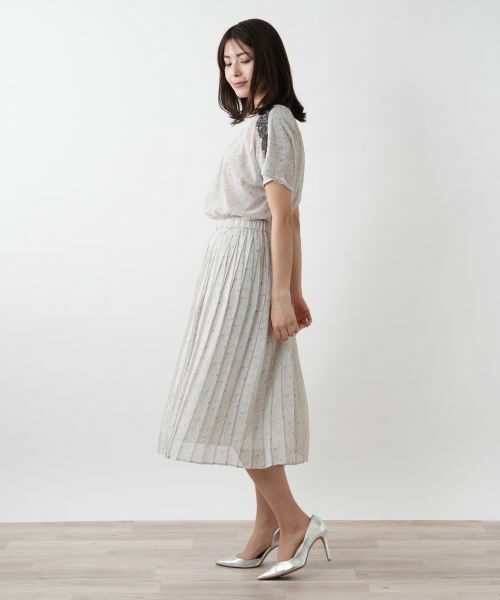 Leilian / レリアン シャツ・ブラウス | 【店舗人気】レースドットブラウス | 詳細2