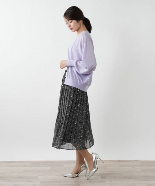 Leilian / レリアン ロング・マキシ丈スカート | 【店舗人気】ドットプリーツスカート | 詳細2