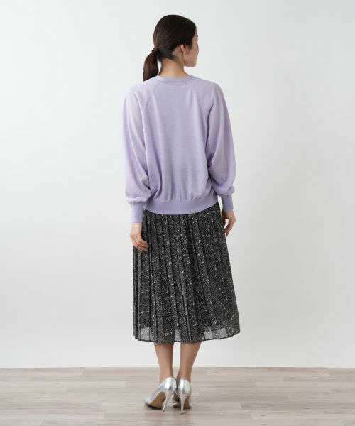 Leilian / レリアン ロング・マキシ丈スカート | 【店舗人気】ドットプリーツスカート | 詳細3