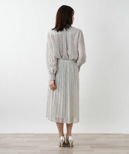 Leilian / レリアン ロング・マキシ丈スカート | 【店舗人気】ドットプリーツスカート | 詳細6