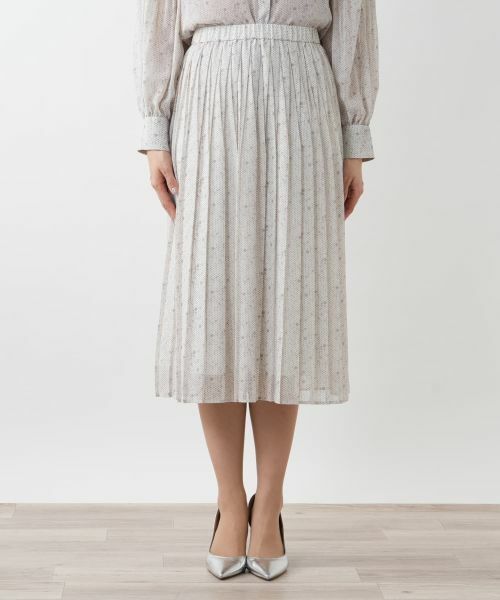 Leilian / レリアン ロング・マキシ丈スカート | 【店舗人気】ドットプリーツスカート | 詳細7