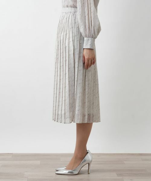 Leilian / レリアン ロング・マキシ丈スカート | 【店舗人気】ドットプリーツスカート | 詳細8