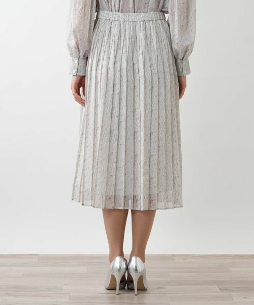 Leilian / レリアン ロング・マキシ丈スカート | 【店舗人気】ドットプリーツスカート | 詳細9