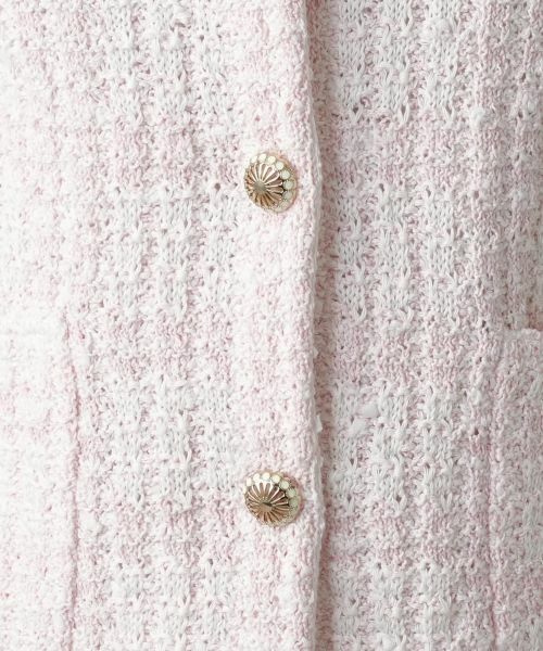 Leilian / レリアン テーラードジャケット | Vネックニットジャケット | 詳細15