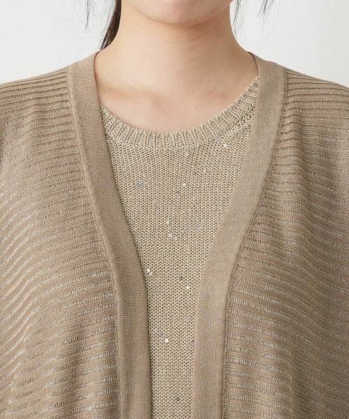 Leilian / レリアン テーラードジャケット | ニットカーディガン【LE TRICOT PERUGIA】 | 詳細10