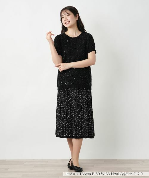 Leilian / レリアン ニット・セーター | スパンコールニット【LE TRICOT PERUGIA】 | 詳細4