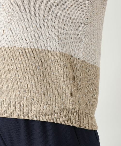Leilian / レリアン ニット・セーター | ラメ配色Vネックニット【LE TRICOT PERUGIA】 | 詳細13