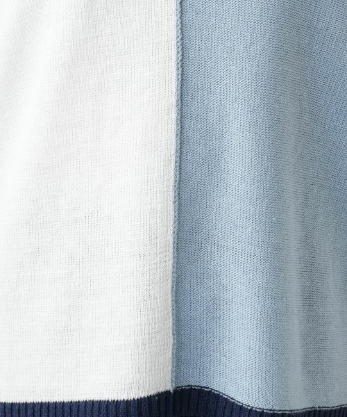 Leilian / レリアン ニット・セーター | 配色Vネックニット【LE TRICOT PERUGIA】 | 詳細17