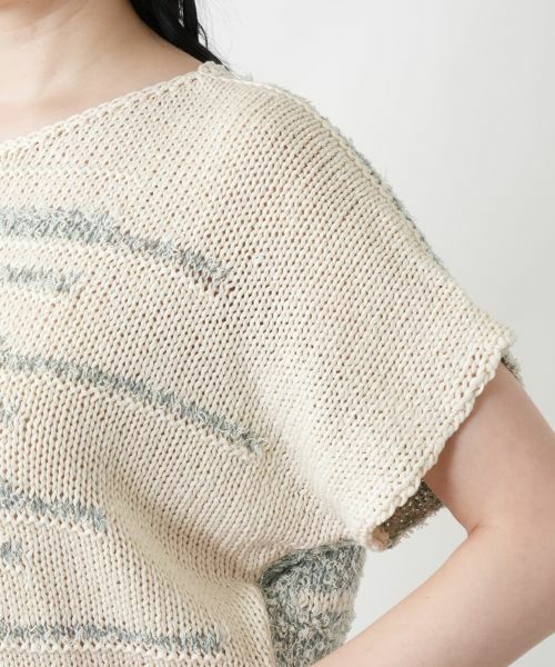 Leilian / レリアン ニット・セーター | ランダムボーダーセーター | 詳細13