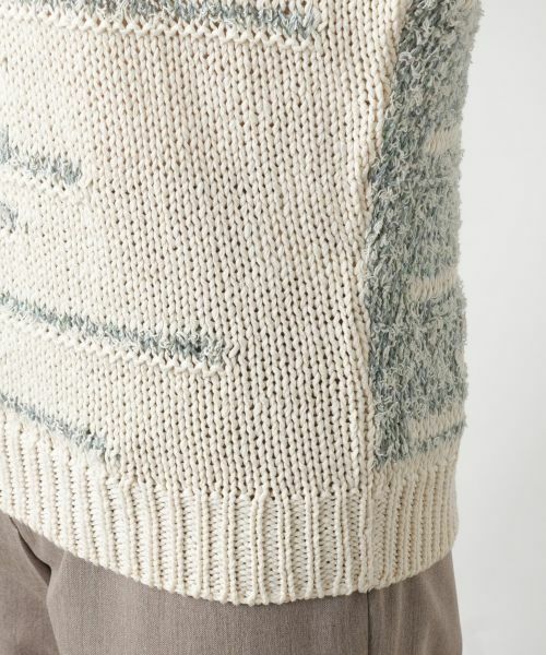 Leilian / レリアン ニット・セーター | ランダムボーダーセーター | 詳細14