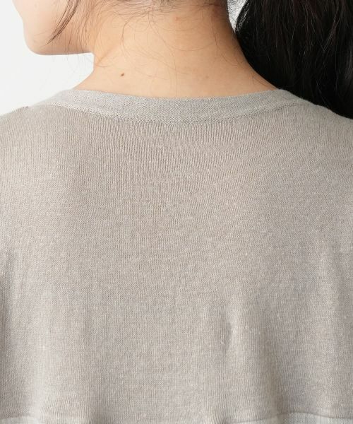 Leilian / レリアン ニット・セーター | 切替Vネックニット【LE TRICOT PERUGIA】 | 詳細11