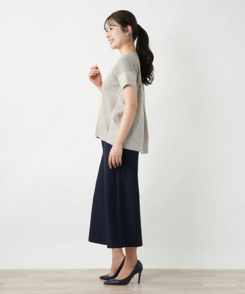 Leilian / レリアン ニット・セーター | 切替Vネックニット【LE TRICOT PERUGIA】 | 詳細5