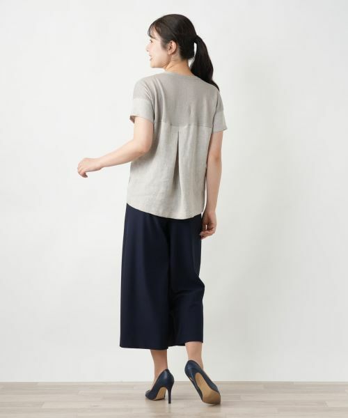 Leilian / レリアン ニット・セーター | 切替Vネックニット【LE TRICOT PERUGIA】 | 詳細6