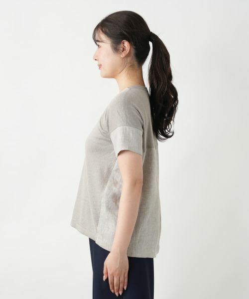 Leilian / レリアン ニット・セーター | 切替Vネックニット【LE TRICOT PERUGIA】 | 詳細8