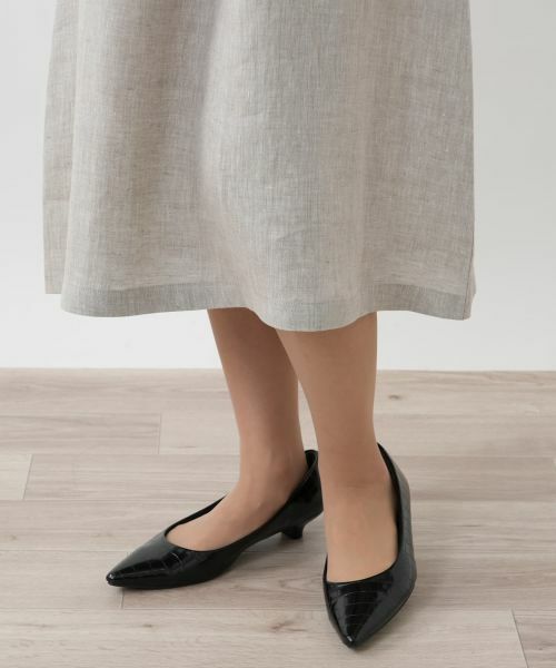 Leilian / レリアン ドレス | ニット切替ワンピース【LE TRICOT PERUGIA】 | 詳細12