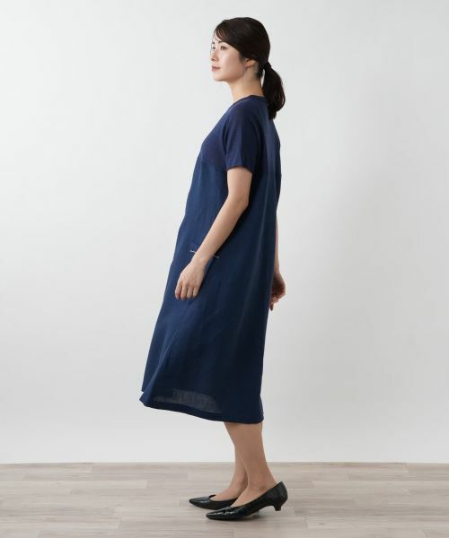 Leilian / レリアン ドレス | ニット切替ワンピース【LE TRICOT PERUGIA】 | 詳細15