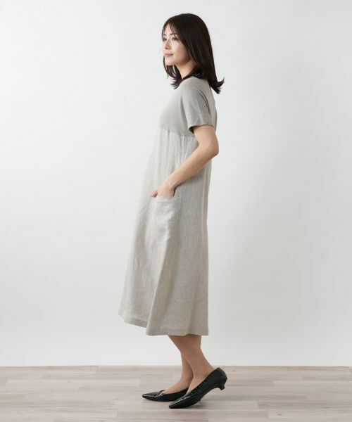 Leilian / レリアン ドレス | ニット切替ワンピース【LE TRICOT PERUGIA】 | 詳細2