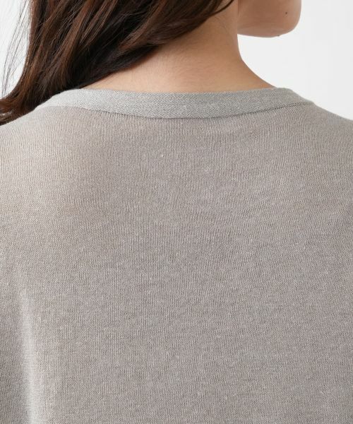 Leilian / レリアン ドレス | ニット切替ワンピース【LE TRICOT PERUGIA】 | 詳細8