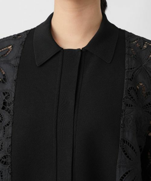 Leilian / レリアン シャツ・ブラウス | レース切替ドルマンブラウス | 詳細10