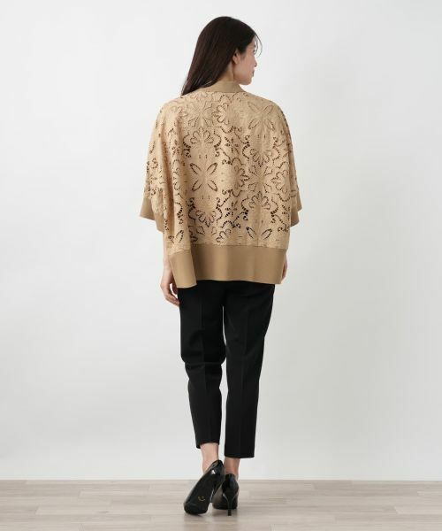 Leilian / レリアン シャツ・ブラウス | レース切替ドルマンブラウス | 詳細3