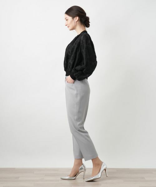 Leilian / レリアン その他アウター | フラワー刺繍シアーブルゾン | 詳細2