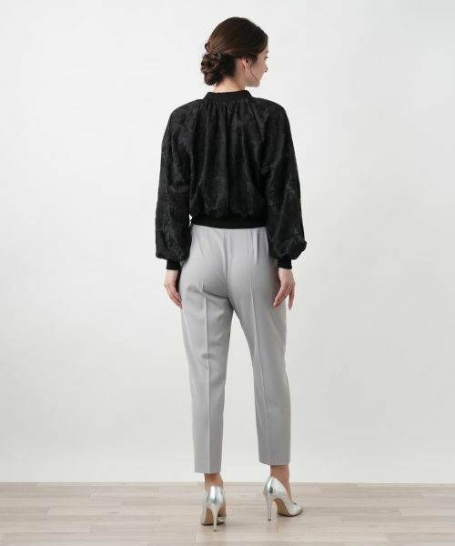 Leilian / レリアン その他アウター | フラワー刺繍シアーブルゾン | 詳細3