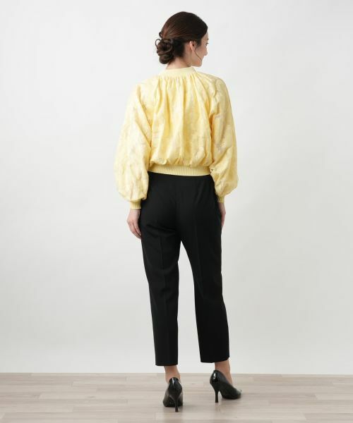 Leilian / レリアン その他アウター | フラワー刺繍シアーブルゾン | 詳細6