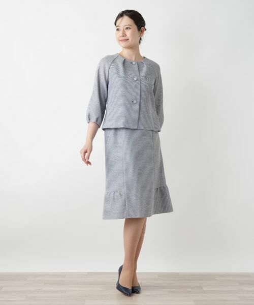 Leilian / レリアン セットアップ | ノーカラースーツ【セレモニー】 | 詳細1