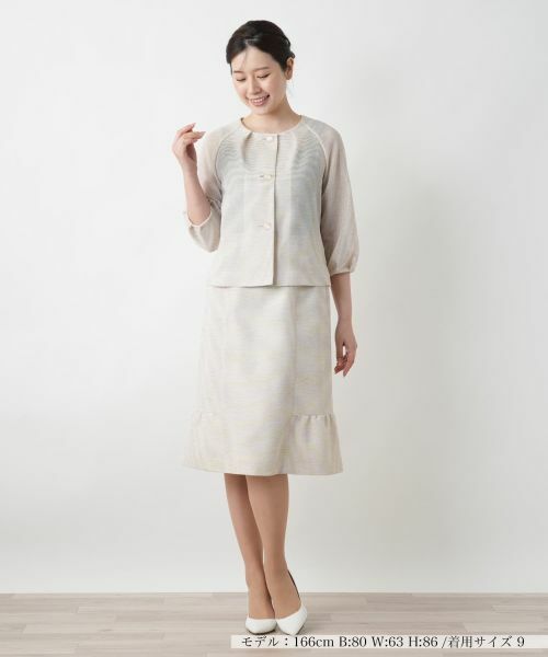 Leilian / レリアン セットアップ | ノーカラースーツ【セレモニー】 | 詳細4