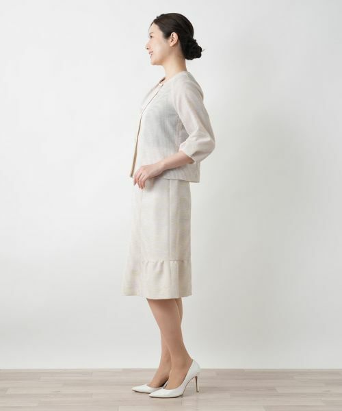 Leilian / レリアン セットアップ | ノーカラースーツ【セレモニー】 | 詳細5