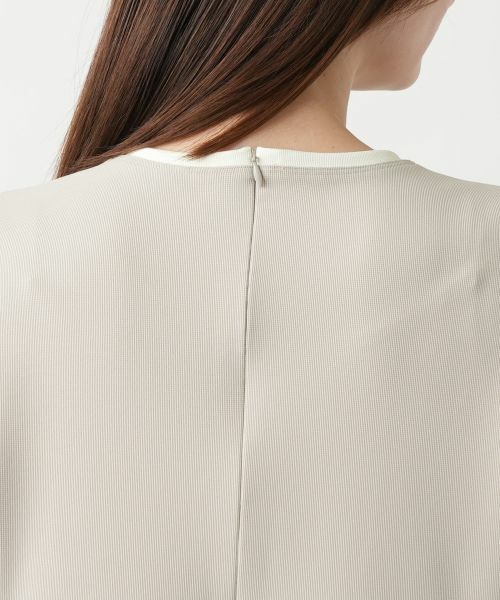 Leilian / レリアン ドレス | ライン配色ワンピ−ス | 詳細11