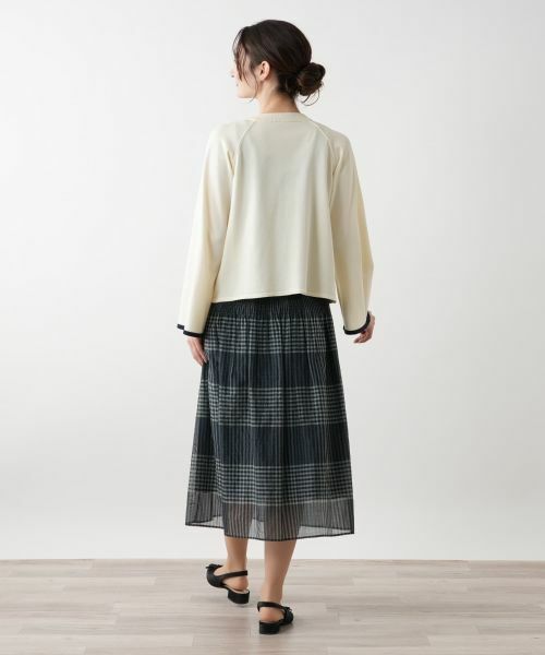 Leilian / レリアン カーディガン・ボレロ | ケープ風カーディガン | 詳細3