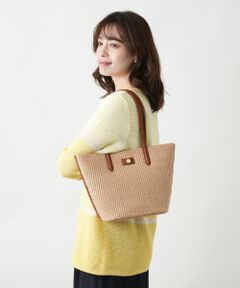 Leilian / レリアン トートバッグ | 編み込みトートバッグ