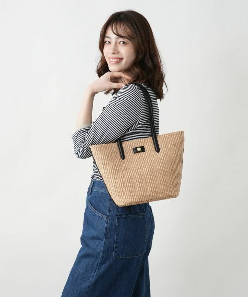 Leilian / レリアン トートバッグ | 編み込みトートバッグ | 詳細3