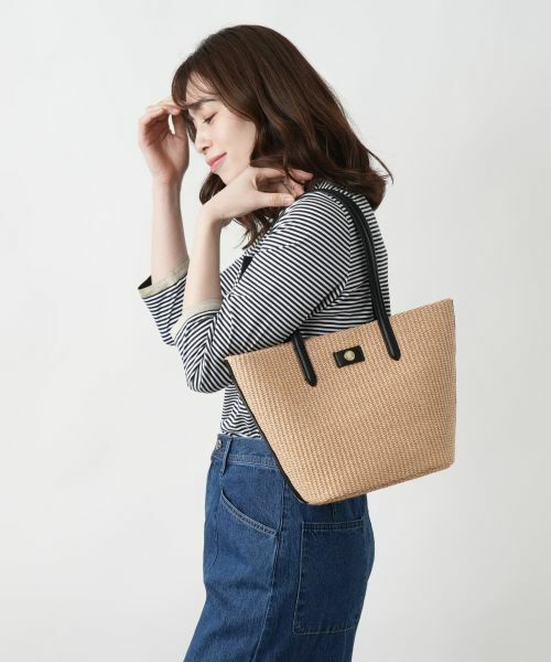 Leilian / レリアン トートバッグ | 編み込みトートバッグ | 詳細4
