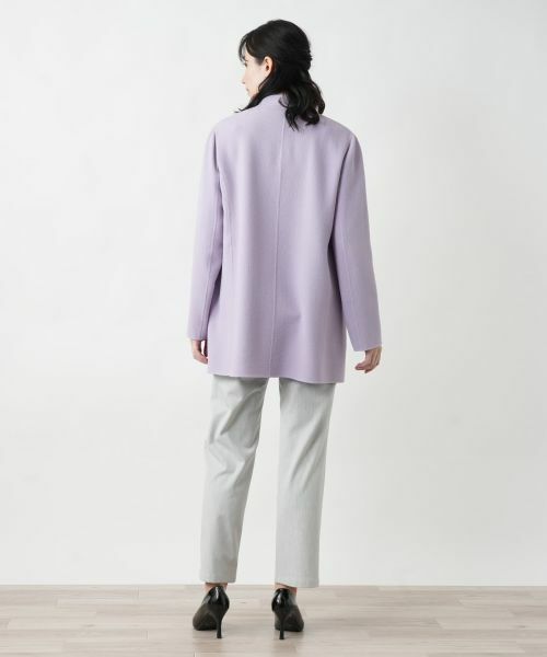 Leilian / レリアン テーラードジャケット | ロングニットジャケット | 詳細3