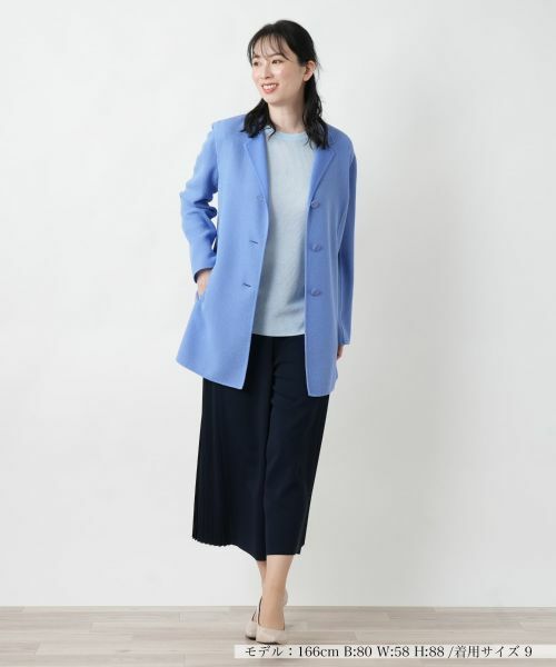 Leilian / レリアン テーラードジャケット | ロングニットジャケット | 詳細4