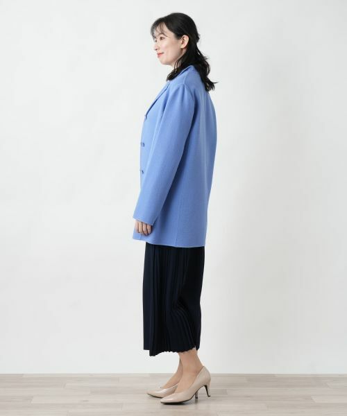 Leilian / レリアン テーラードジャケット | ロングニットジャケット | 詳細6