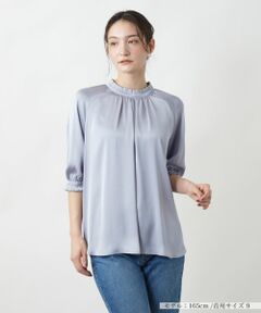 Leilian / レリアン シャツ・ブラウス | 【店舗人気】フリルネックブラウス