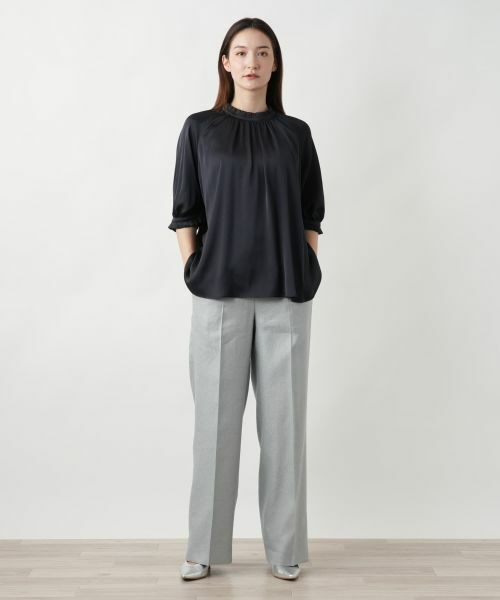 Leilian / レリアン シャツ・ブラウス | 【店舗人気】フリルネックブラウス | 詳細1