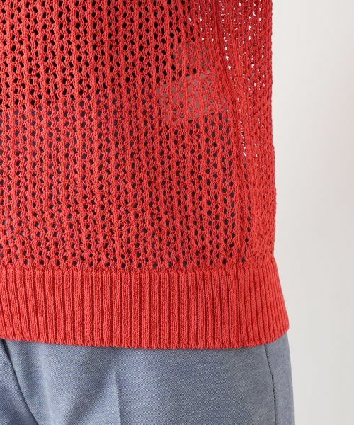 Leilian / レリアン カーディガン・ボレロ | メッシュ編みカーディガン | 詳細16
