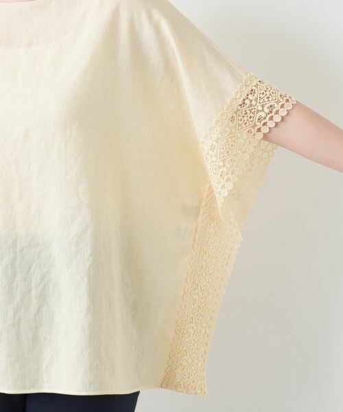 Leilian / レリアン シャツ・ブラウス | レースボクシーブラウス | 詳細9