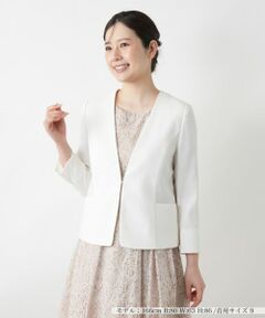 Leilian / レリアン テーラードジャケット | ノーカラージャケット【セレモニー】