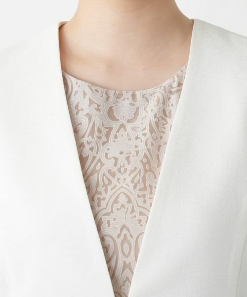 Leilian / レリアン テーラードジャケット | ノーカラージャケット【セレモニー】 | 詳細10