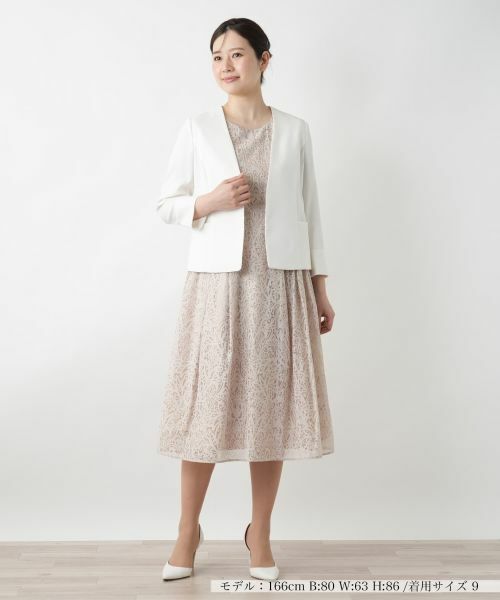 Leilian / レリアン テーラードジャケット | ノーカラージャケット【セレモニー】 | 詳細4