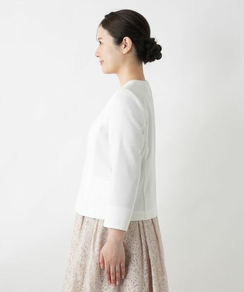 Leilian / レリアン テーラードジャケット | ノーカラージャケット【セレモニー】 | 詳細8