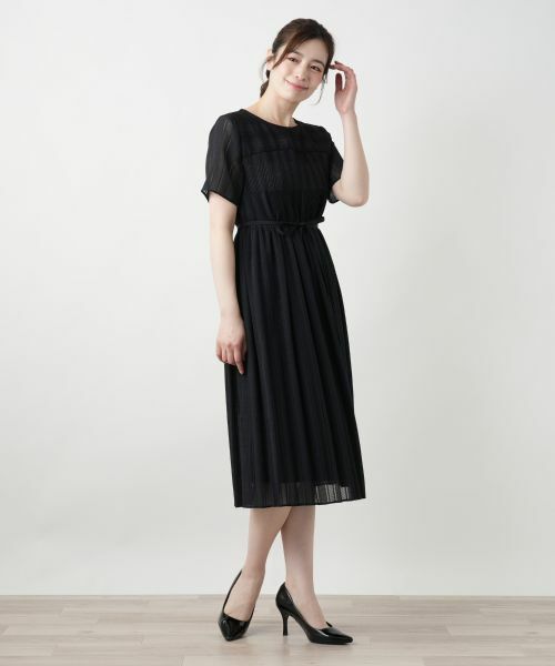 Leilian / レリアン ドレス | プリーツ切替ワンピース | 詳細14