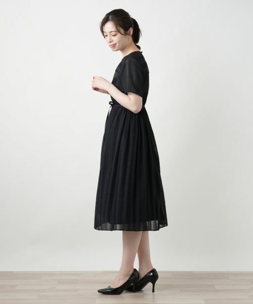 Leilian / レリアン ドレス | プリーツ切替ワンピース | 詳細15